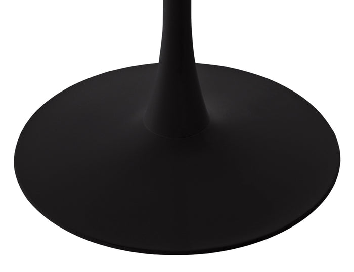 Tavolo rotondo Ø120 cm, tavolo da pranzo tondo mod. Omar - Colore: Nero - TR10-12OMPM