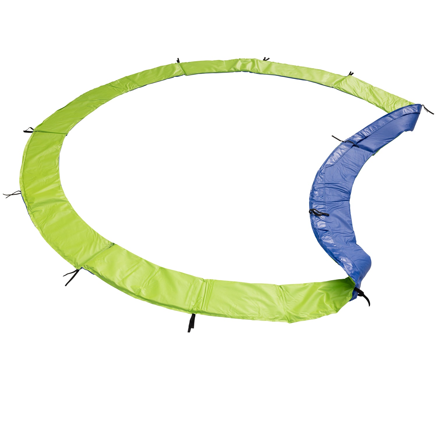 Tappeto di protezione reversibile per trampolino Ø430cm MELBOURNE - verde/blu