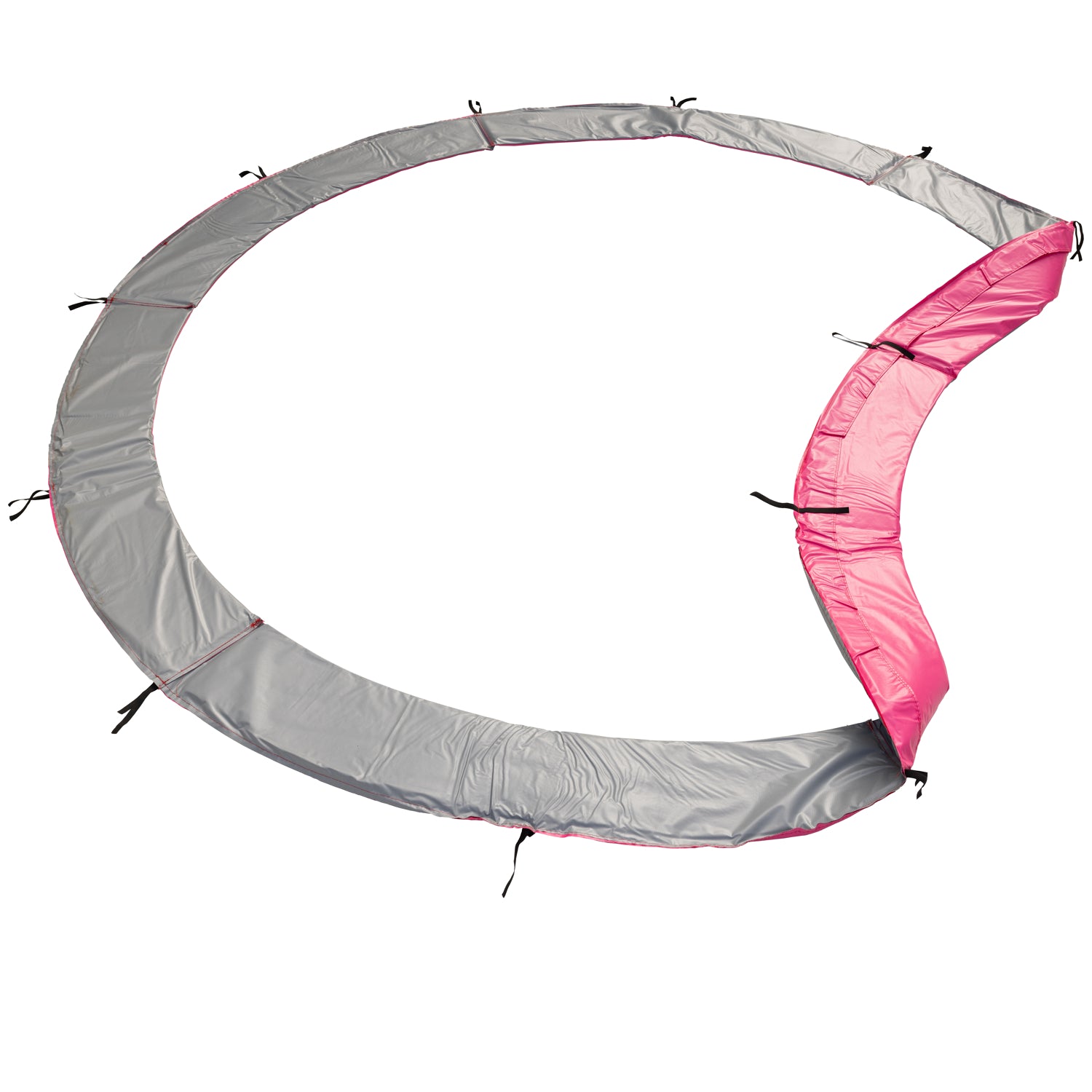 Tappeto di protezione reversibile per trampolino Ø245cm CANBERRA - grigio/rosa