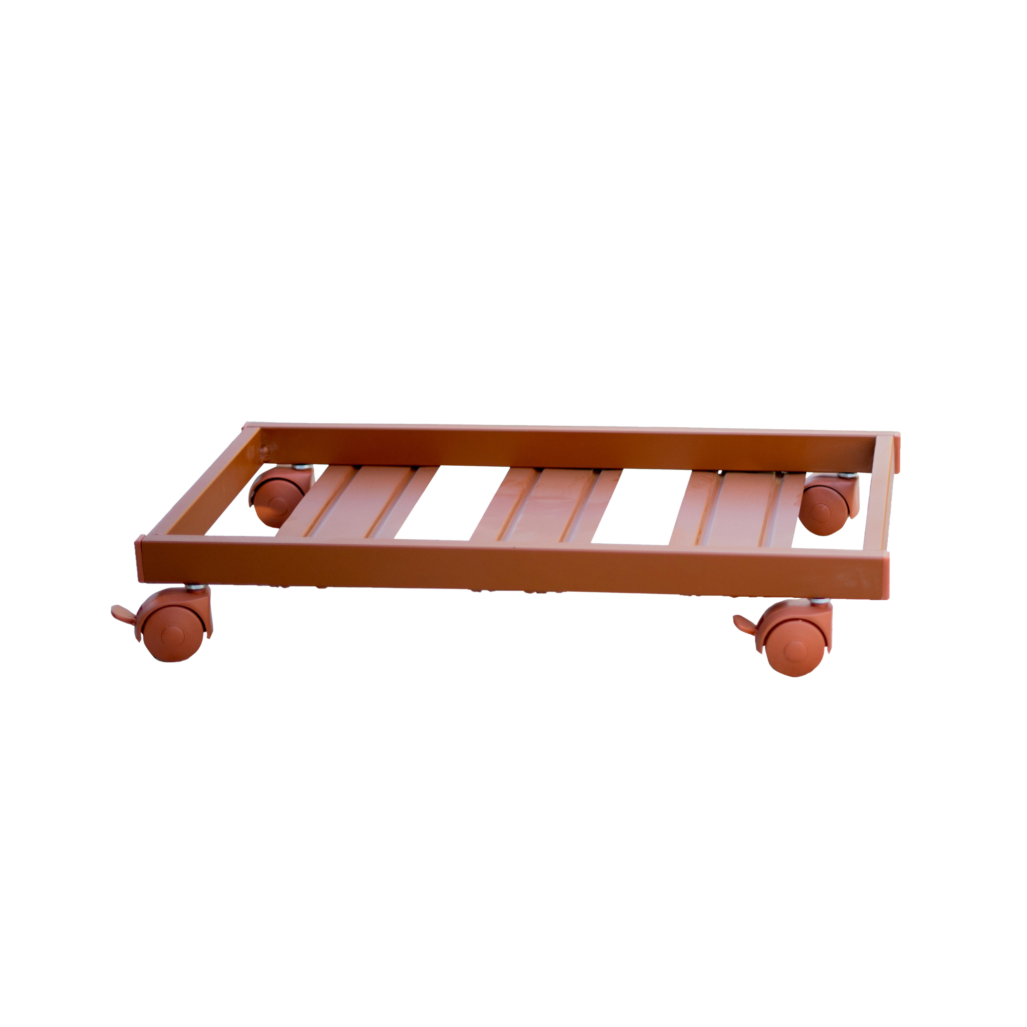Carrello Portavasi tubo rettangolare