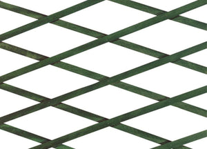 Traliccio Estensibile In Legno Per Piante Rampicanti Recinzione Giardino Balcone - 100x200 - Verde