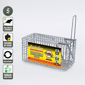 Trappola per Topi - 1 dispositivo in metallo