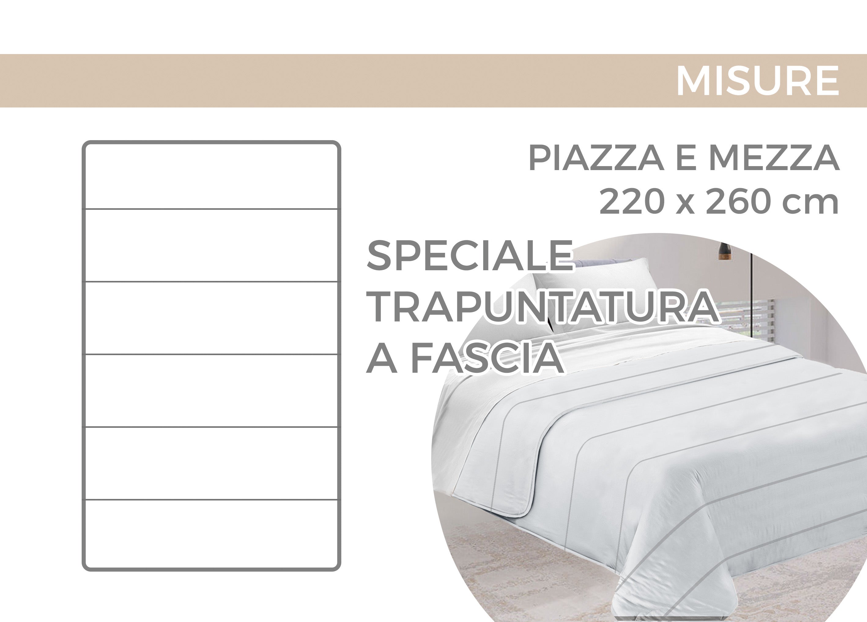 Quilt Trapuntino Piumino Estivo 100gr/mq Microfibra Diadema Acquarello - Piazza E Mezza - Arancio D16
