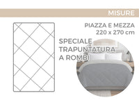 Trapuntino Piumino Estivo Primaverile 100gr/mq Leggero Disegno Emoji - 1 Piazza E Mezza - Emoji