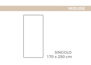 Copriletto Challenge Stampato In 100% Microfibra Di Poliestere Dis. Righe - 1 Piazza - Verde