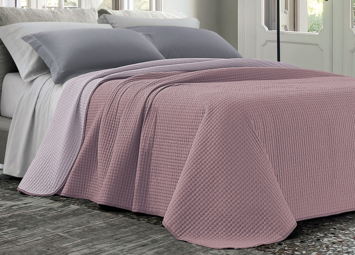 Quilt Trapuntino Estivo 100gr/mq Bicolor Double Face Tinta Unita Modello Cloe - Singolo - Cipria