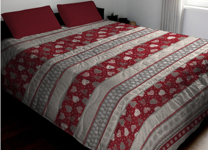 Trapunta Invernale Linea Quadrifoglio Disegno Corvara - 1 Piazza e mezza - Corvara