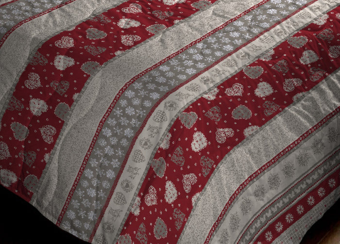 Trapunta Invernale Linea Quadrifoglio Disegno Corvara - 1 Piazza e mezza - Corvara