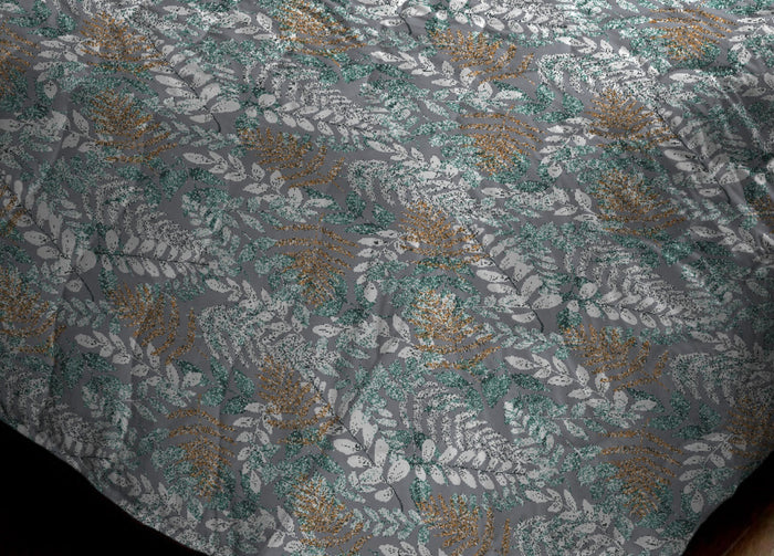 Trapuntino Piumino Estivo Primaverile 100gr/mq Disegno Foglia - 1 Piazza e Mezza - Foglia