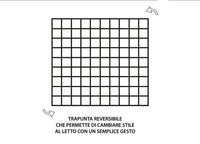 Trapunta Letto Doubleface Modello Les Uniques Dis. 2514 - Matrimoniale - Verde 133