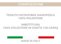 Quilt Trapuntino Piumino Estivo 100gr/mq Microfibra Diadema Ginko - Matrimoniale - Verde D6