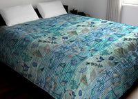 Trapuntino Piumino Estivo Primaverile 100gr/mq Leggero Disegno Mare 25GI - 1 Piazza E Mezza - Mare 25GI