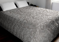 Trapuntino Piumino Estivo Primaverile 100gr/mq Leggero Disegno Splash - 1 Piazza E Mezza - Beige