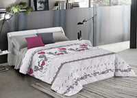 Trapuntino Piumino Estivo 100gr Linea Pensieri Delicati Disegno Gattini - Singolo - Rosa