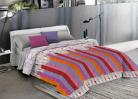 Trapunta Piumone Invernale Linea Pensieri Delicati Disegno Matitoni - Singolo - Fucsia