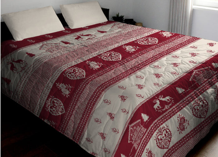 Trapuntino Piumino Estivo Primaverile 100g Disegno Tirolo - 1 Piazza e Mezza - Tirolo