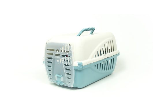 Trasportino Pet Animali Domestici Modello Fufi Colore Azzurro