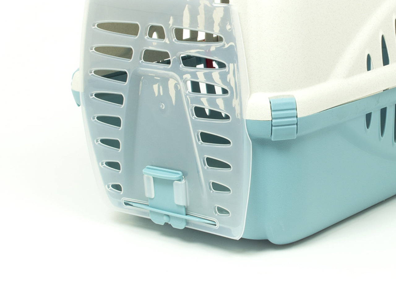 Trasportino Pet Animali Domestici Modello Fufi Colore Azzurro