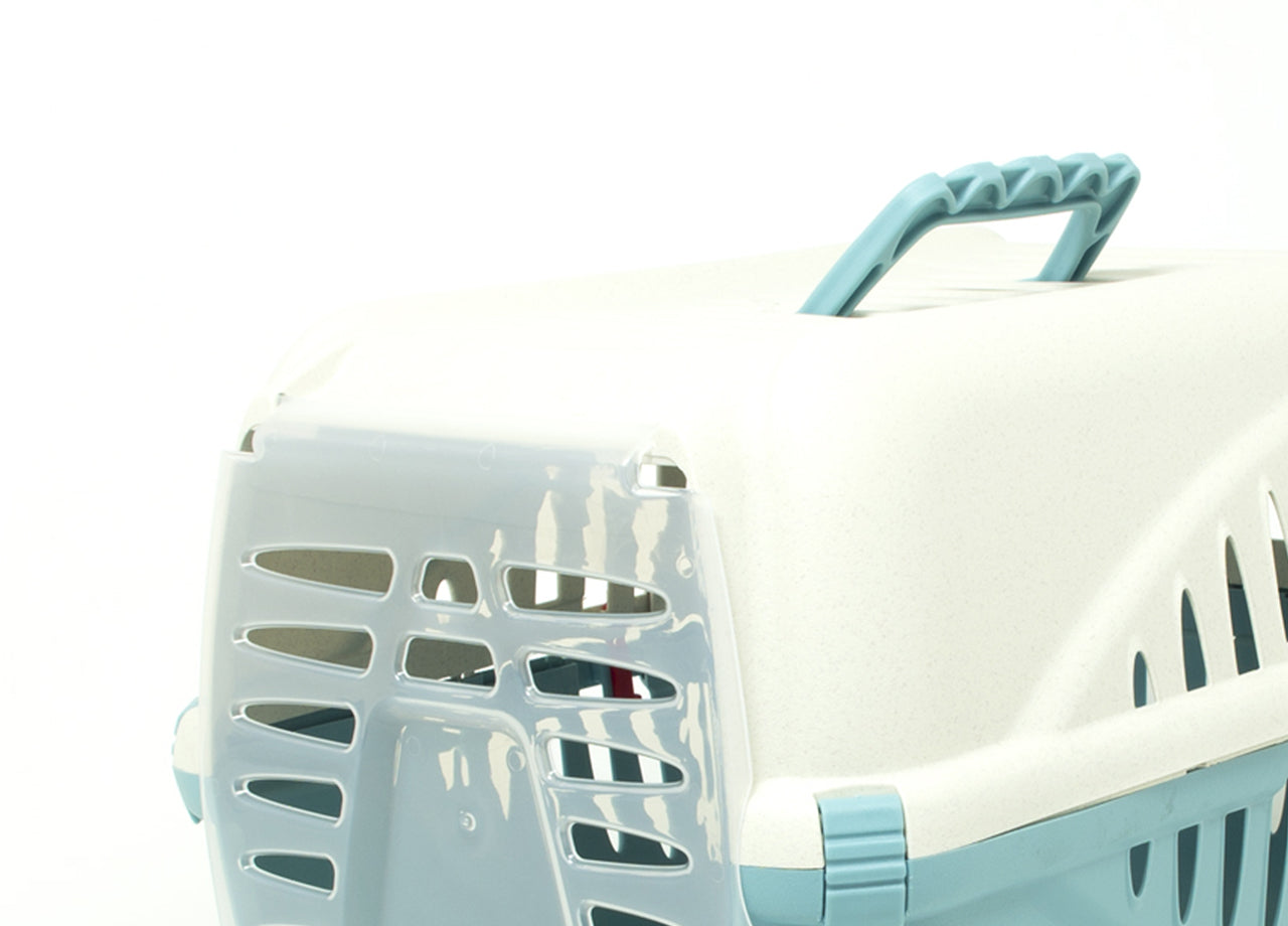 Trasportino Pet Animali Domestici Modello Fufi Colore Azzurro