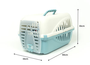 Trasportino Pet Animali Domestici Modello Fufi Colore Azzurro