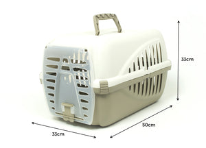 Trasportino Pet Animali Domestici Modello Fufi Colore Beige