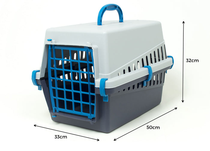 Trasportino Pet Animali Domestici Modello Otto Colore Azzurro