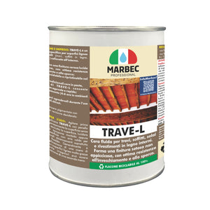 Finitore ceroso per travi e rivestimenti in legno TRAVE-L   1LT