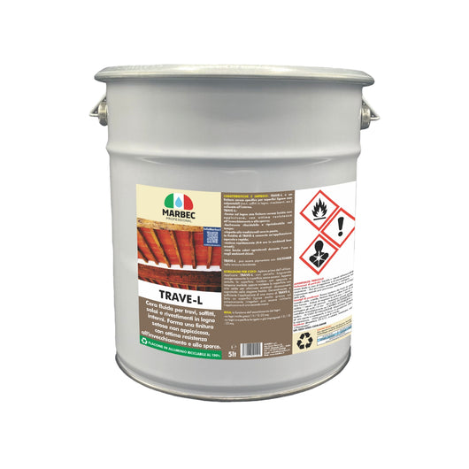 Finitore ceroso per travi e rivestimenti in legno TRAVE-L   5LT