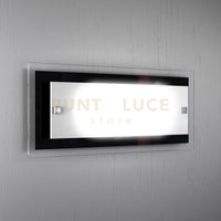 TRAY APPLIQUE GRANDE 2 LUCI NERA 1087-AG-NE