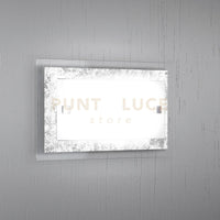 TRAY APPLIQUE PICCOLA 1 LUCE FOGLIA ARGENTO 1087-AP-FA