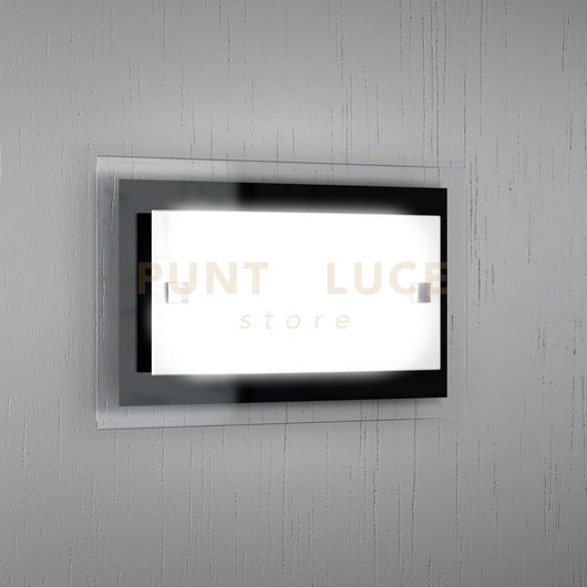 TRAY APPLIQUE PICCOLA 1 LUCE NERA 1087-AP-NE