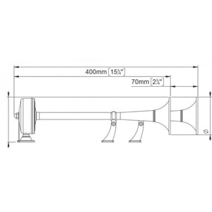 TROMBA A CORNETTO 12V.
