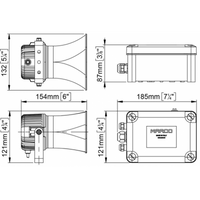 TROMBA ELETT. CON MICROFONO
