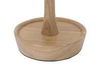 Lampada Da Tavolo con Svuotatasche -B- In Legno Ø Cm 25X49