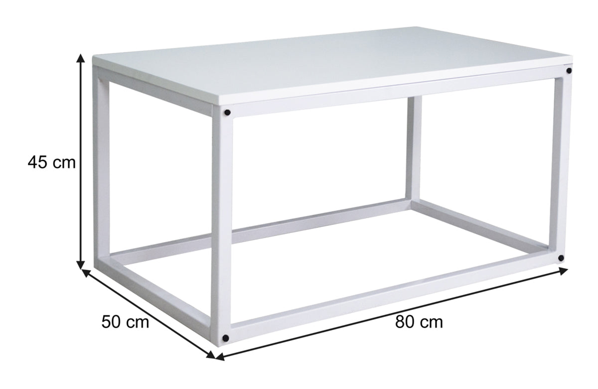 Tavolino da salotto, tavolino da caffè mod. Adam - Colore: Bianco - TS08AD