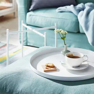 Tavolino da salotto in metallo mod. Willy - Colore: Bianco - TS08WI