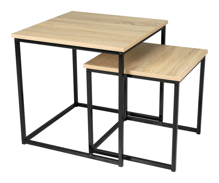 Tavolini da salotto sovrapponibili, tavolini da divano - Double - TS10DO