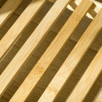 Appendiabiti da Terra in Legno di Bambù, Attaccapanni con Mensole Laterali per Ingresso e Camera da Letto, 90x30x155cm