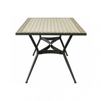 Tavolo Ceramica E Ferro Verniciato Rettangolare Prometeo 160X90 Cm