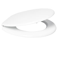 Sedile wc copri water tavoletta vaso universale bianco mdf legno pesante cerniere metallo bagno *** pezzi 1