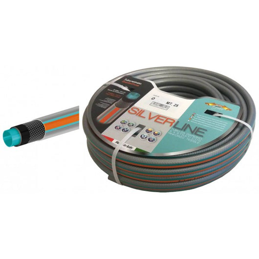 TUBO RETINATO 'SILVERLINE' 5/8X25 MT