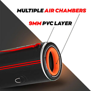 Turner 420 - Gommone Tender Gonfiabile 4,2m per 5+1 Persone con Remi e Accessori Fondo in Legno Sintetico Nero