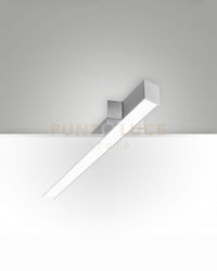 TURNER INCASSO A RASO ALLUMINIO 29W 4000K 3570LM OPALE IP40 100CM