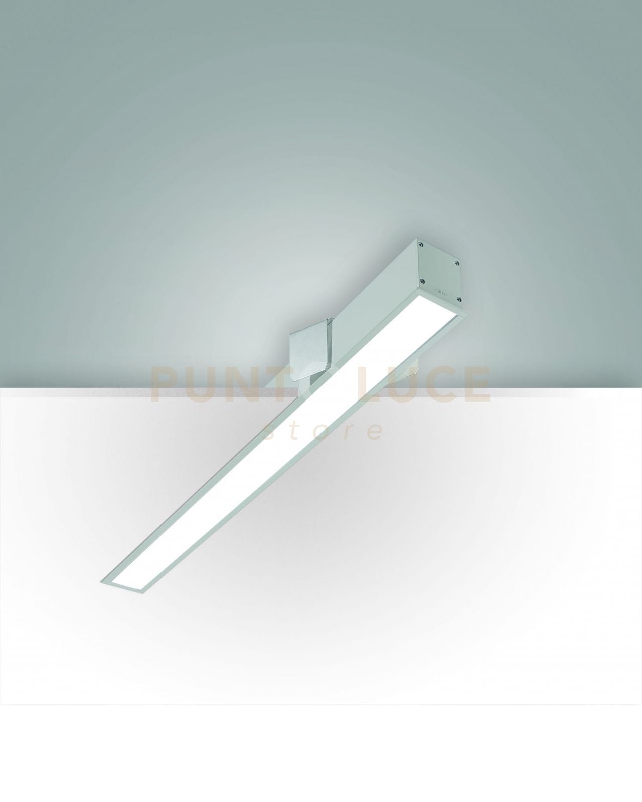 TURNER INCASSO ALLUMINIO 29W 4000K 3570LM OPALE IP40 100CM