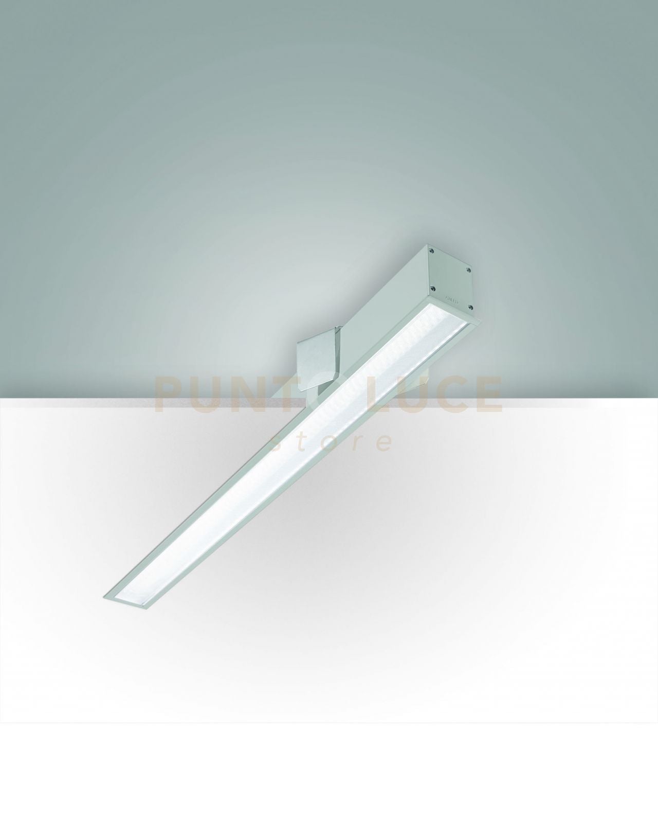 TURNER INCASSO ALLUMINIO 29W 4000K 3570LM PRISMATIC IP40 100CM DIMMERABILE DALI