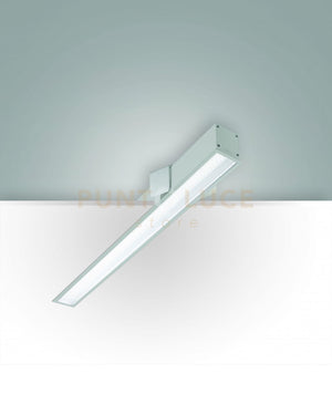 TURNER INCASSO ALLUMINIO 29W 4000K 3570LM PRISMATIC IP40 100CM DIMMERABILE DALI