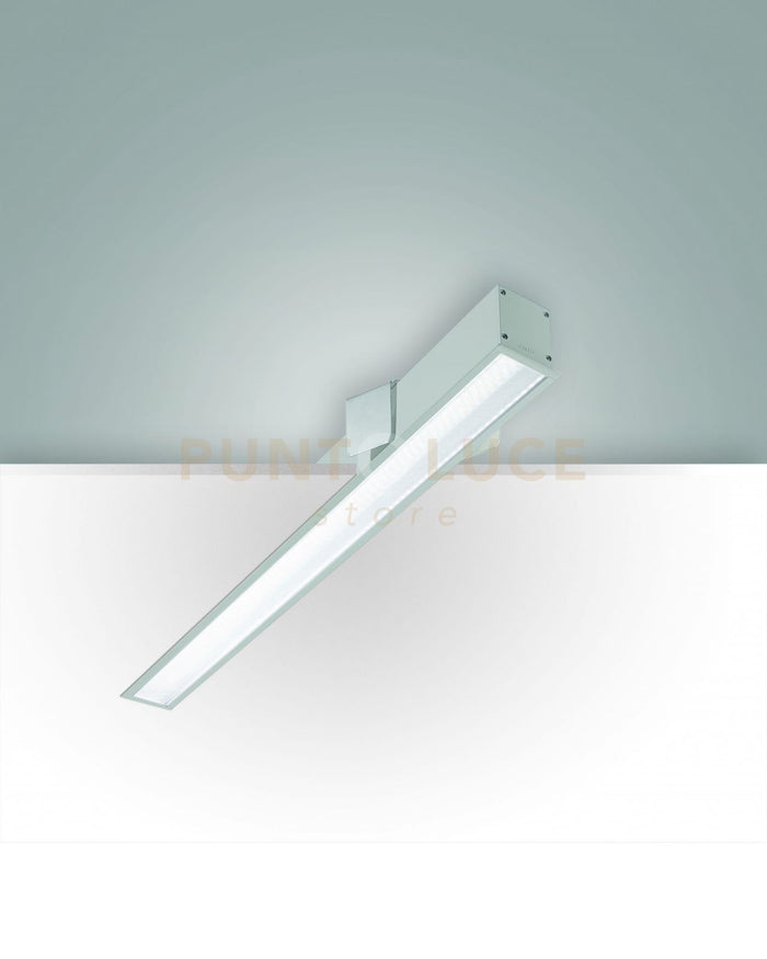 TURNER INCASSO ALLUMINIO 29W 4000K 3570LM PRISMATIC IP40 100CM DIMMERABILE DALI