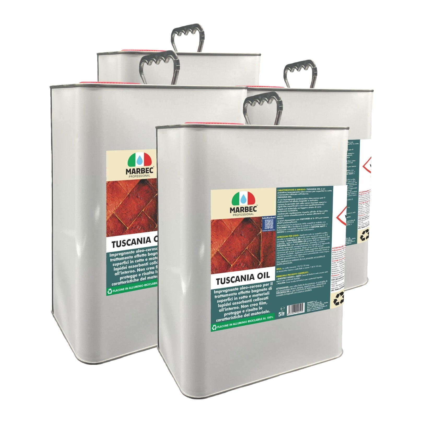 Trattamento cotto TUSCANIA OIL   5LTx4Pz