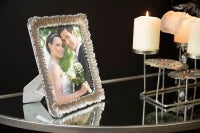 Cornice Petal Silver Cm 19,5X2,5X24,5 (Misura Interna Cm 15X20)