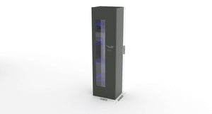 Mobile Vetrina DAIQUIRI L 45 x H 162 x P 34 cm grigio